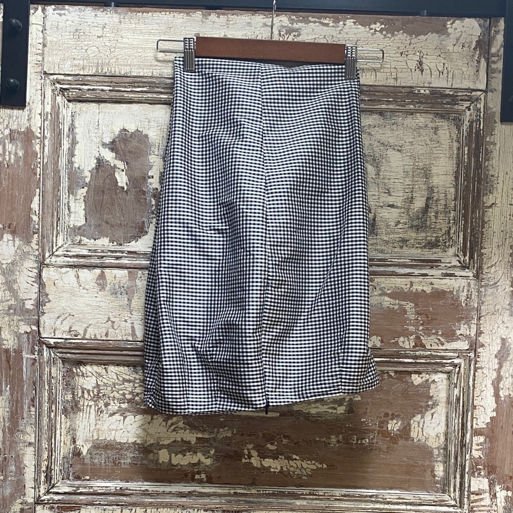 Kate Hill Gingham Pants, 100% Silk, Size 12 - Picture 2 of 8